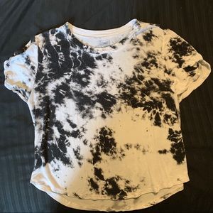 Me to We / Black & White Tie Dye Tee